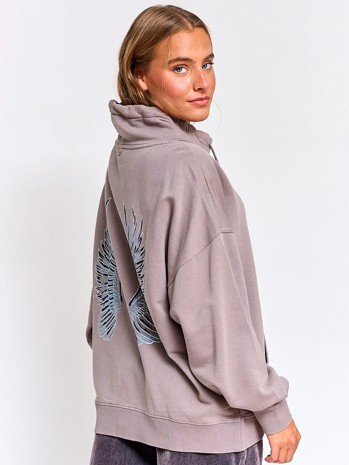 POLERÓN MUJER BARBADOS ALGODÓN CUELLO SUBIDO - 2