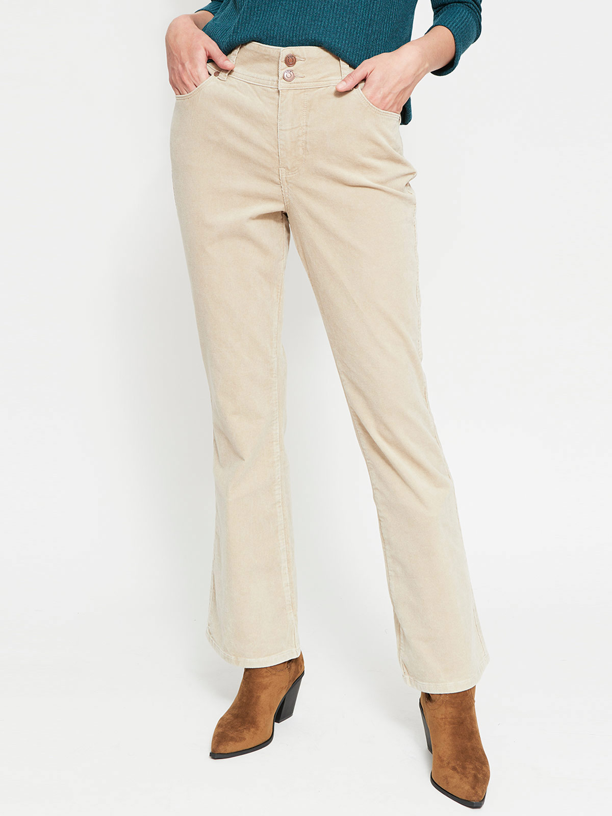 PANTALÓN MUJER AZIZ ALGODÓN REGULAR - 2
