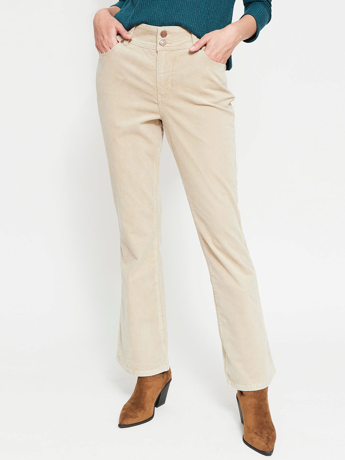PANTALÓN MUJER AZIZ ALGODÓN REGULAR - 2