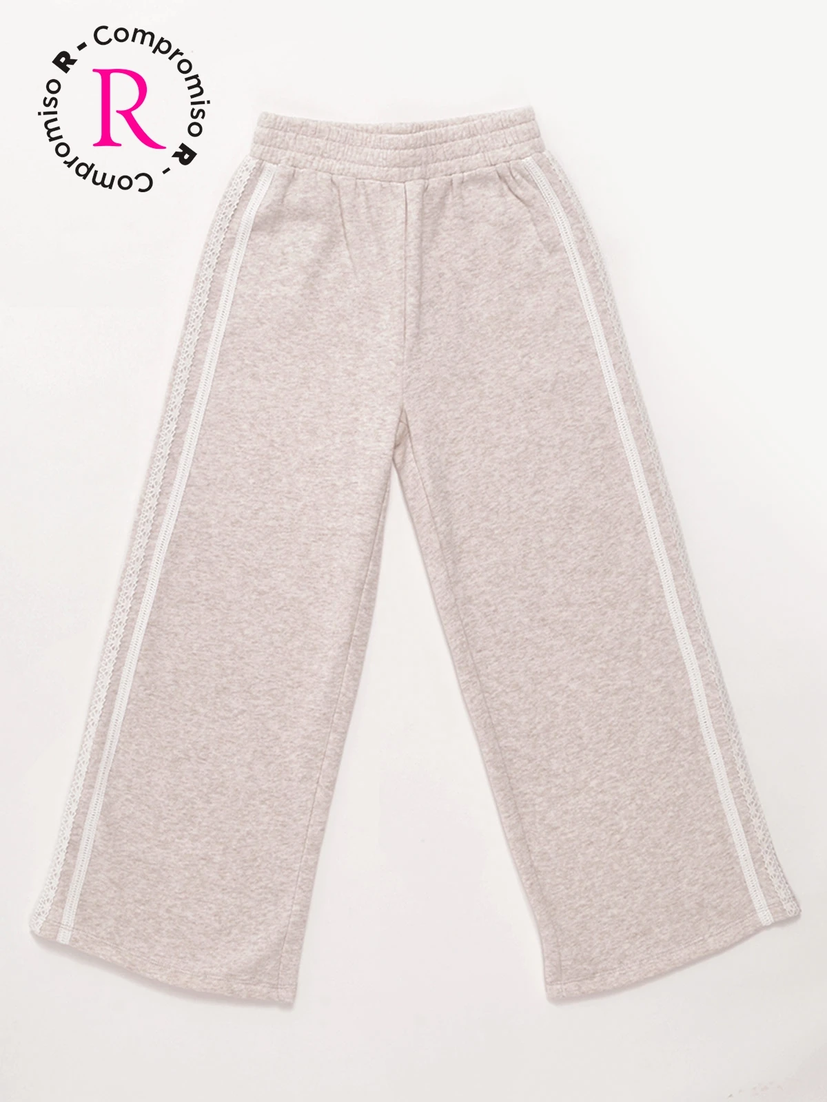 PANTALÓN DE BUZO NIÑA HARVEST FIT WIDE - 1