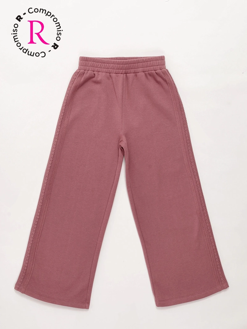 PANTALÓN DE BUZO NIÑA HARVEST FIT WIDE - 1