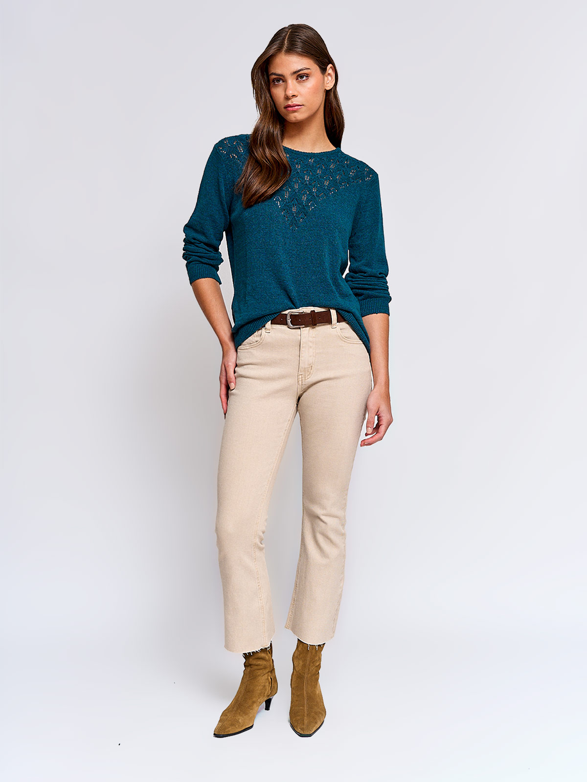 SWEATER MUJER AZIZ MANGA LARGA - 4