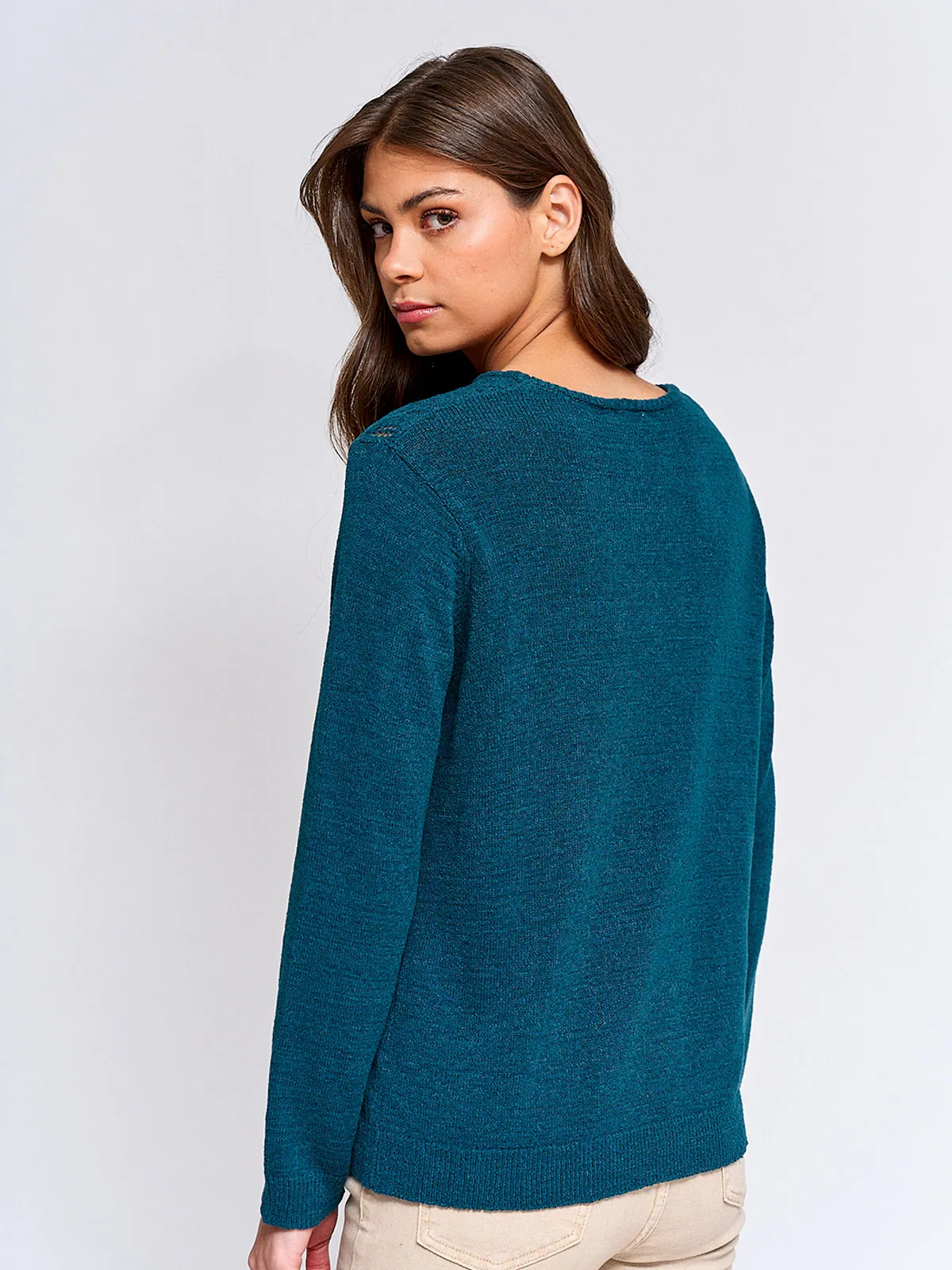 SWEATER MUJER AZIZ MANGA LARGA - 2