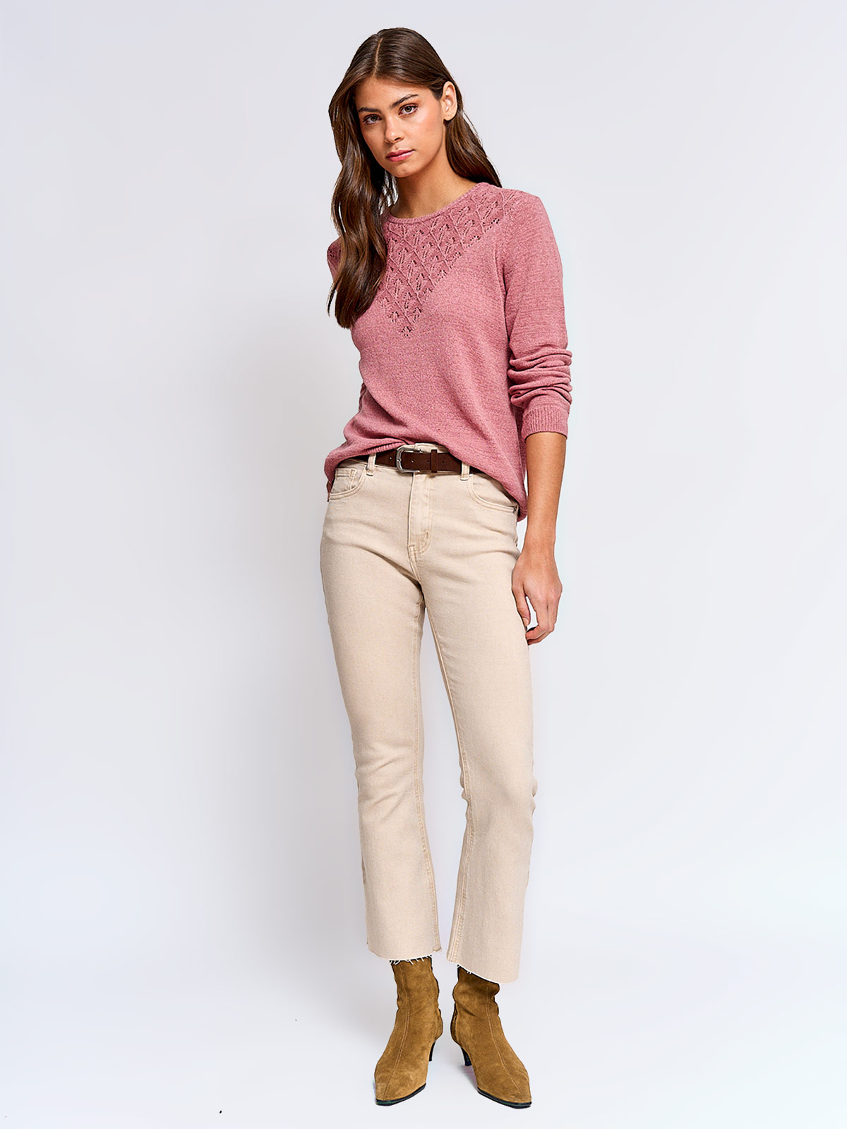 SWEATER MUJER AZIZ MANGA LARGA - 4