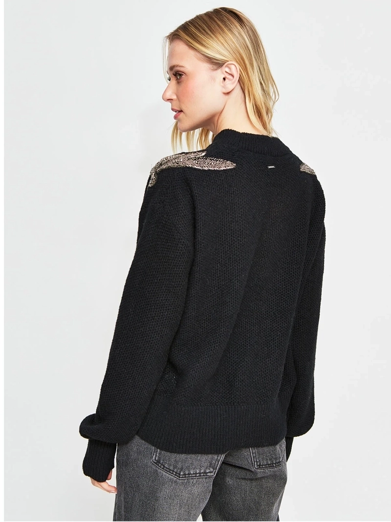 SWEATER MUJER BARBADOS APLICACIONES - 2