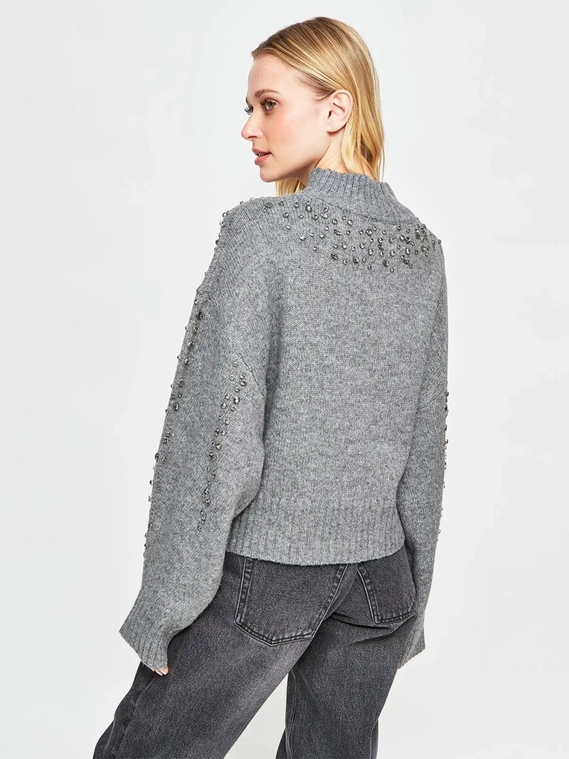 SWEATER MUJER BARBADOS LANA TACHAS - 2
