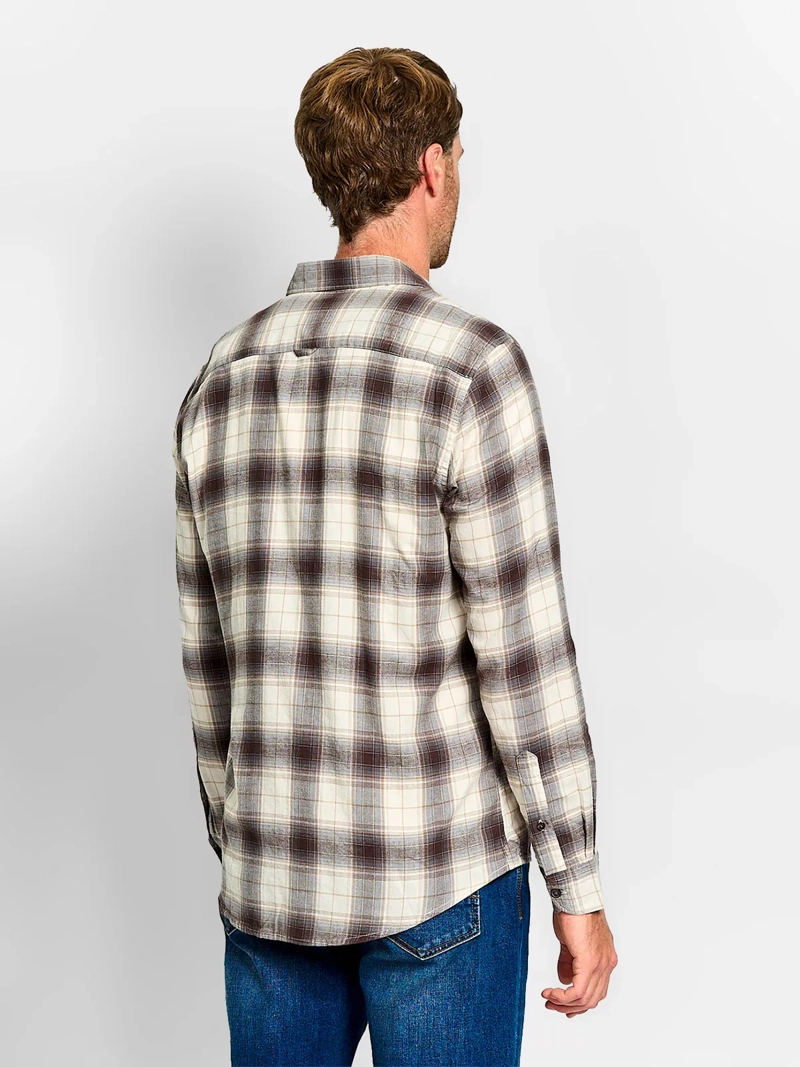 CAMISA HOMBRE REGATTA ALGODÓN MANGA LARGA FRANELA - 2