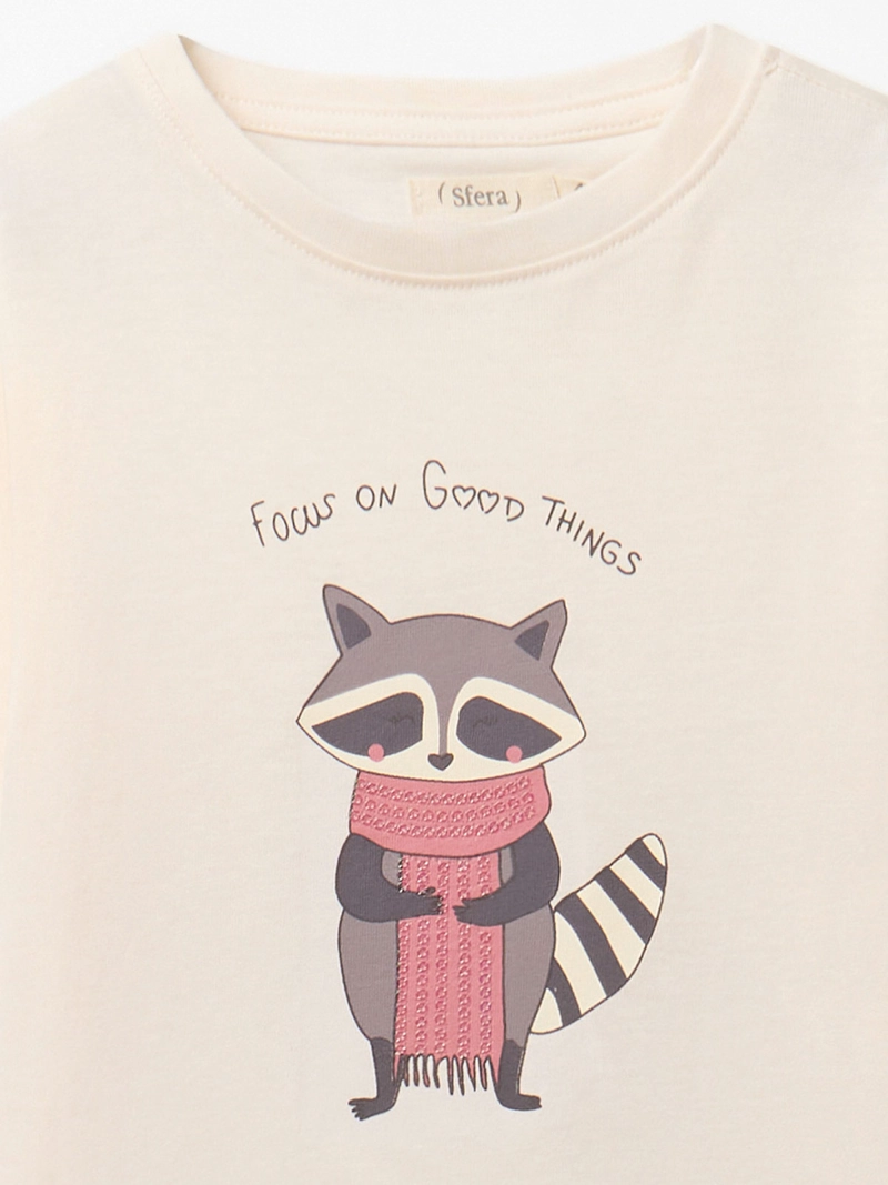 POLERA NIÑA SFERA ALGODÓN MANGA LARGA - 2