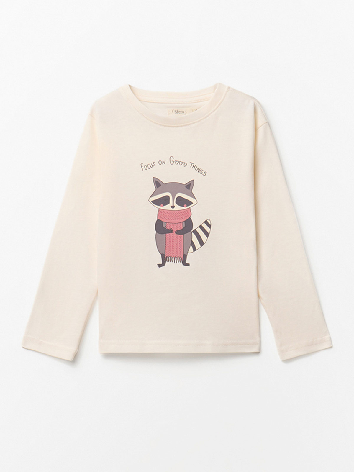 POLERA NIÑA SFERA ALGODÓN MANGA LARGA - 1