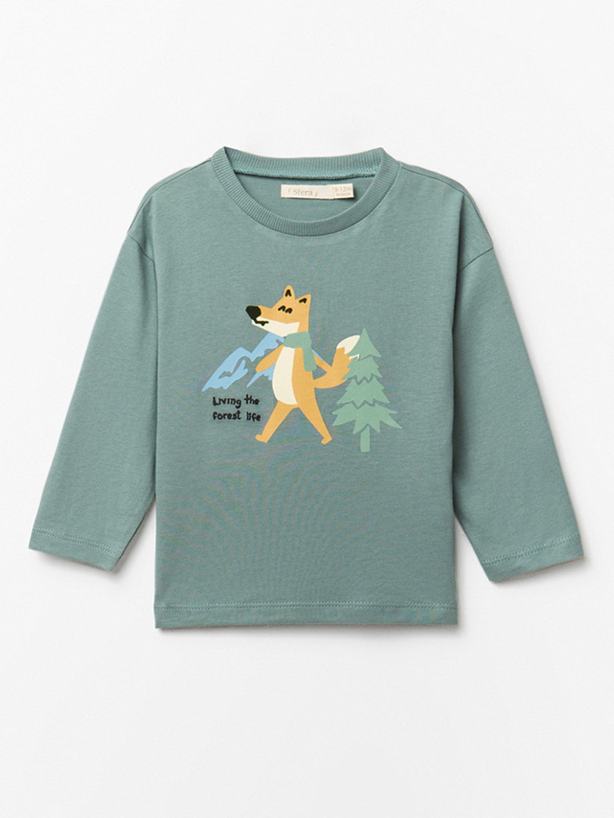 POLERA NIÑO SFERA ALGODÓN MANGA LARGA - 1
