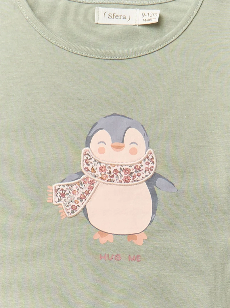 POLERA NIÑA SFERA ALGODÓN MANGA LARGA - 2