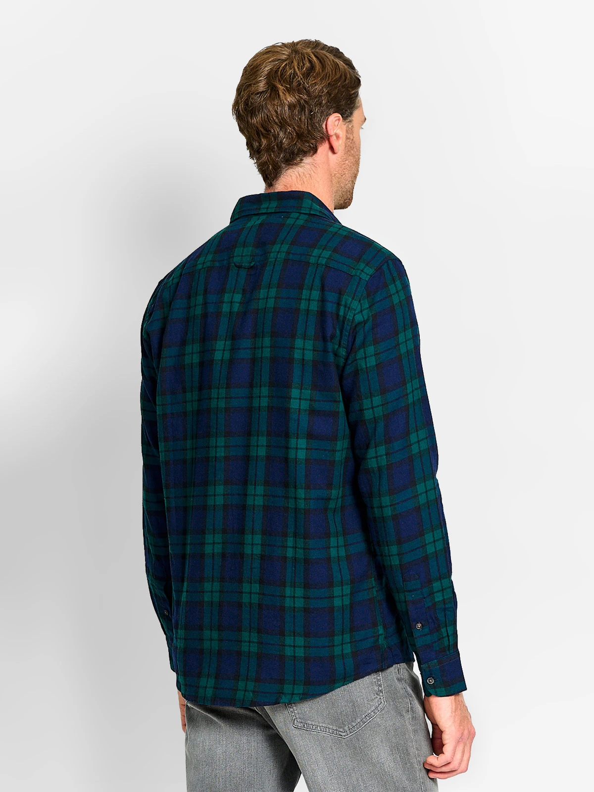 CAMISA HOMBRE REGATTA ALGODÓN MANGA LARGA FRANELA - 2