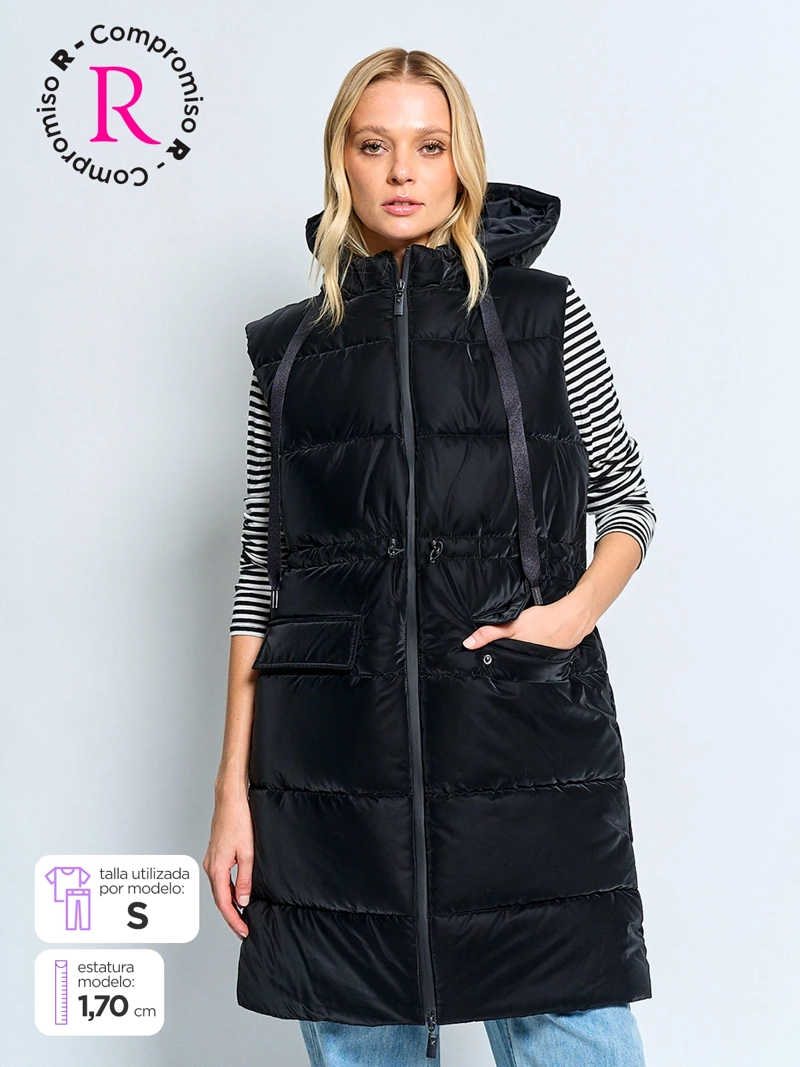 PARKA MUJER BARBADOS SIN MANGAS - 1