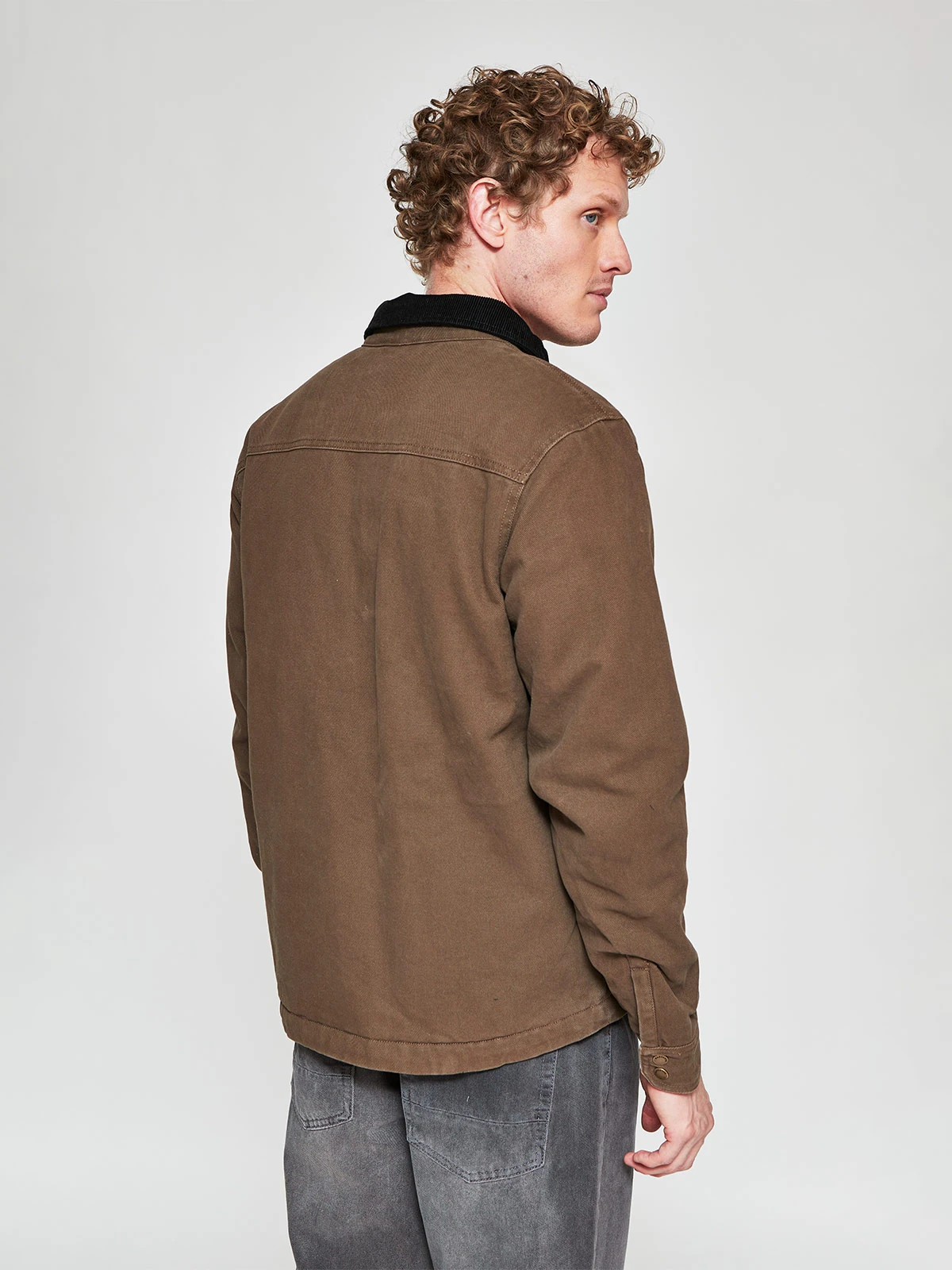 CHAQUETA HOMBRE BARBADOS ALGODÓN CUELLO COTELÉ - 2