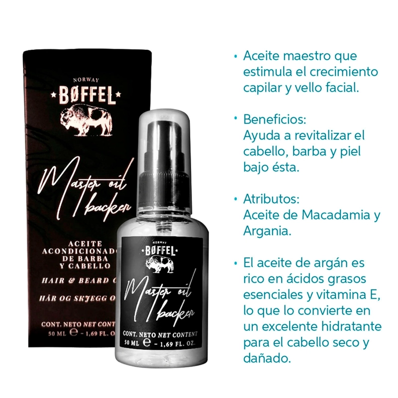 AFEITADORA GAMA GSH860 + ACEITE BOFFEL HAIR & BEARD 50 ML - 4