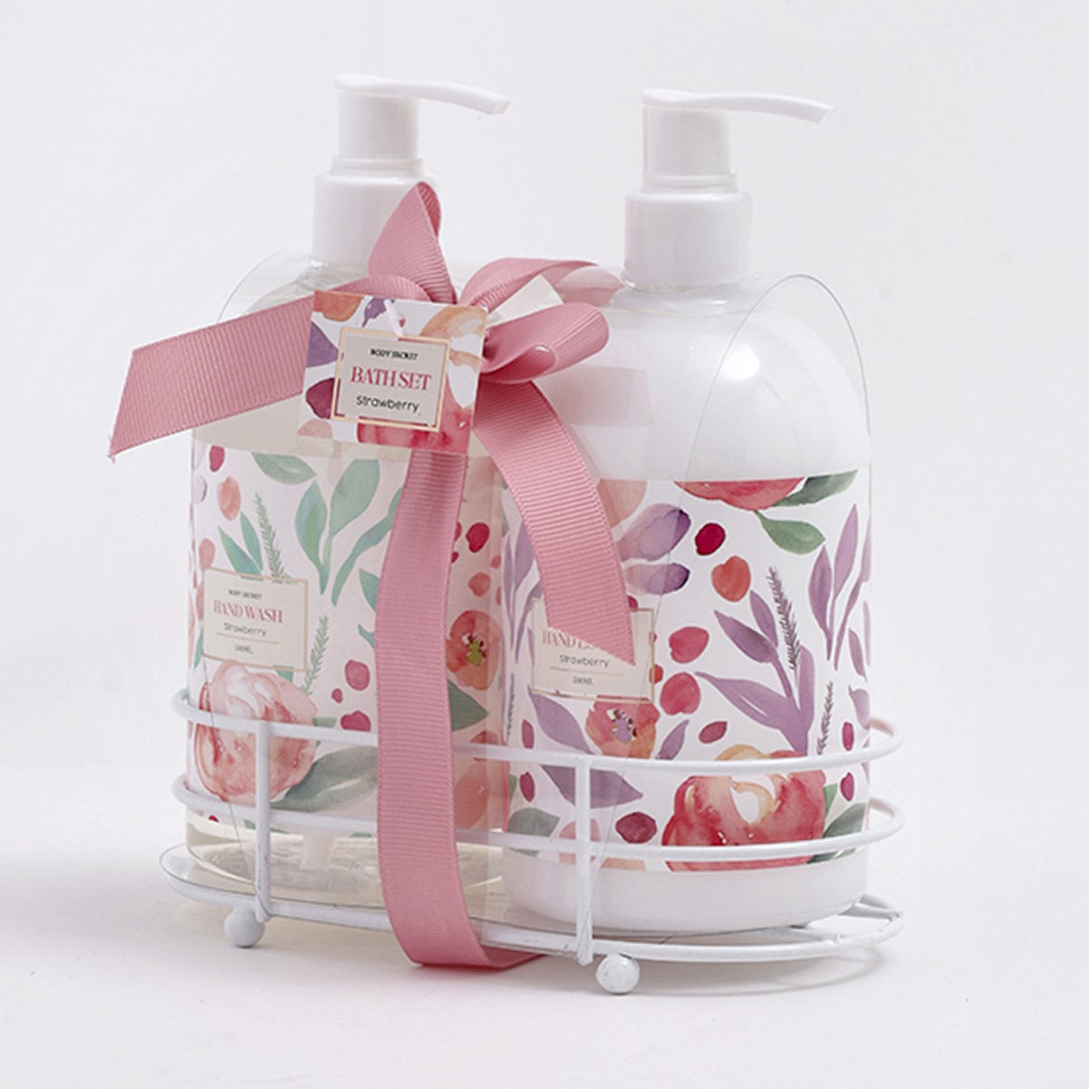 DÚO CUIDADO DE MANOS BODY SECRET LOCIÓN+JABÓN STRAWBERRY 500ML+500ML - 1