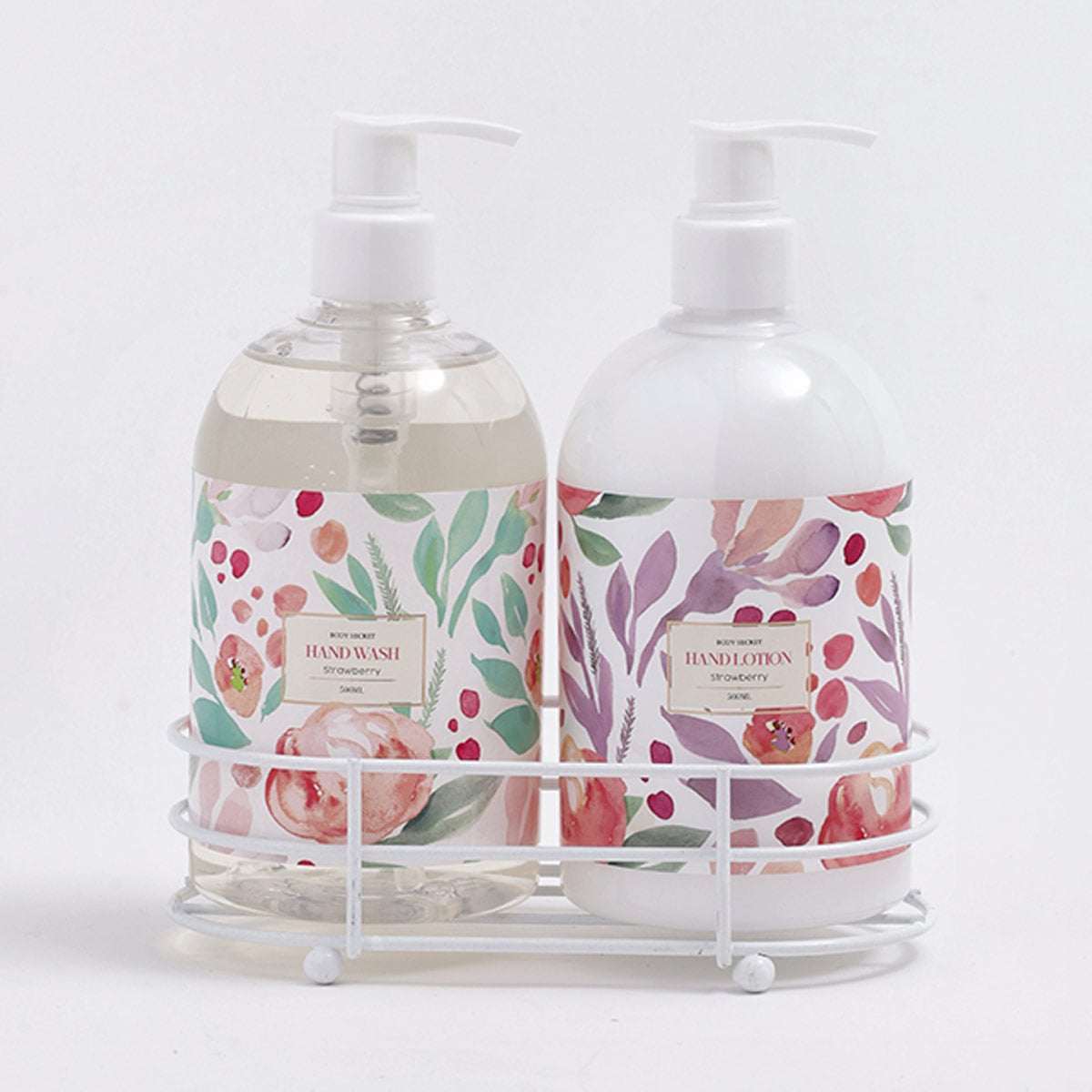 DÚO CUIDADO DE MANOS BODY SECRET LOCIÓN+JABÓN STRAWBERRY 500ML+500ML - 2