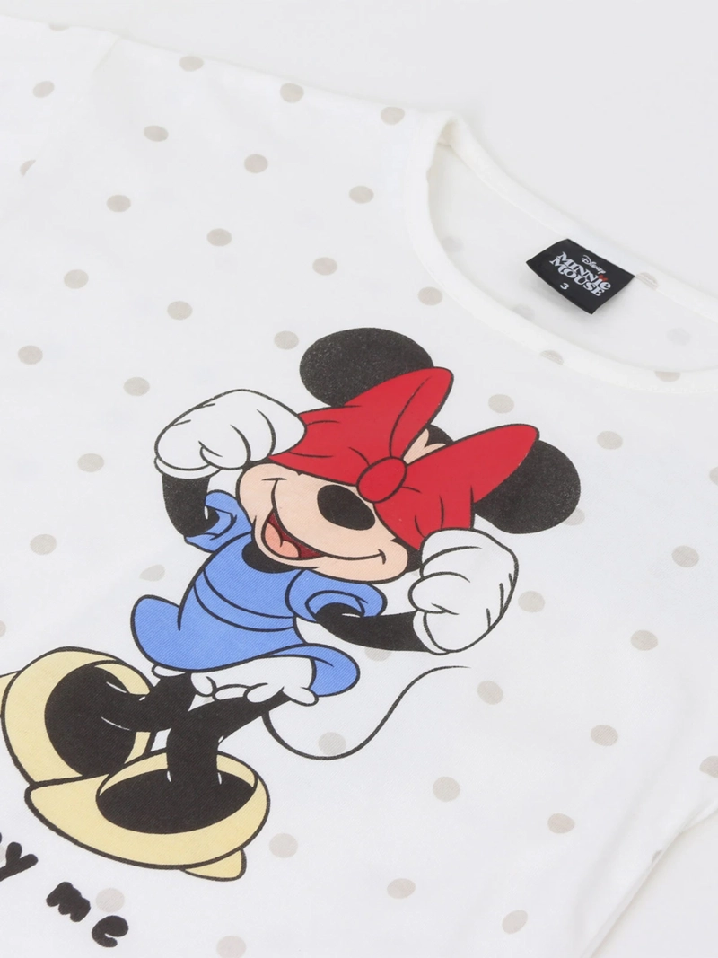 POLERA NIÑA DISNEY MINNIE MANGA LARGA - 3