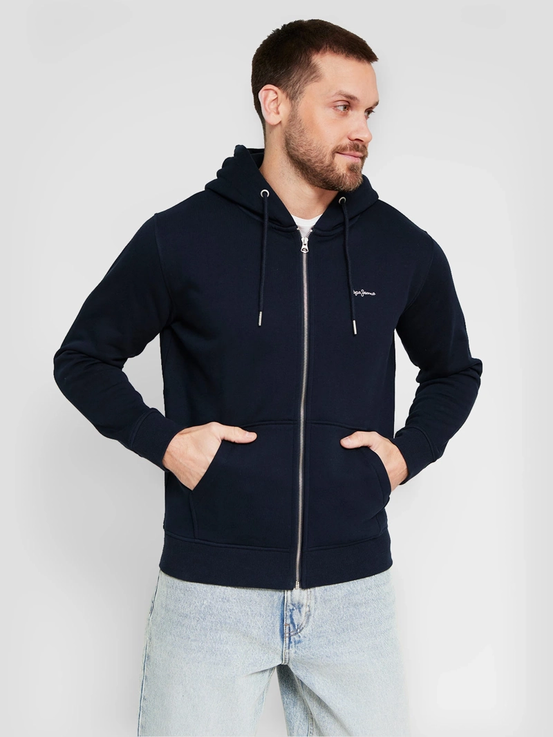 POLERÓN HOMBRE PEPE JEANS ALGODÓN BÁSICO CIERRE - 1