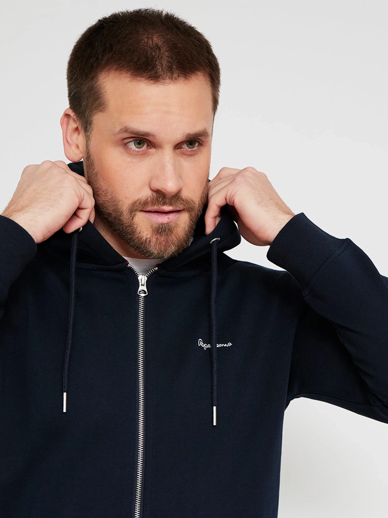 POLERÓN HOMBRE PEPE JEANS ALGODÓN BÁSICO CIERRE - 3