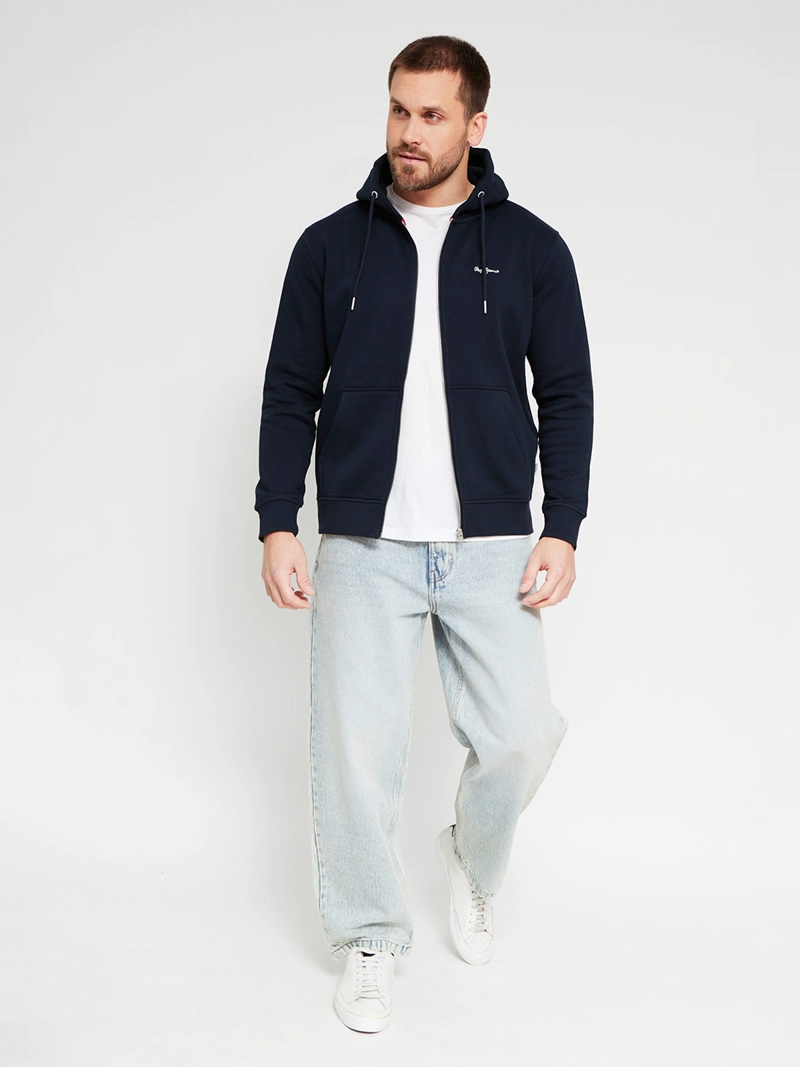 POLERÓN HOMBRE PEPE JEANS ALGODÓN BÁSICO CIERRE - 4