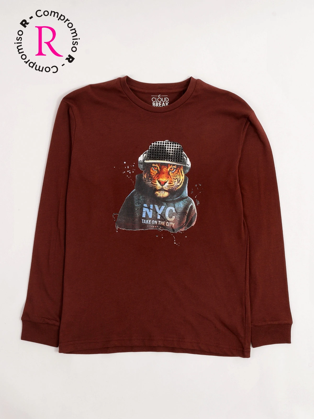 POLERA NIÑO CLOUDBREAK MANGA LARGA - 1