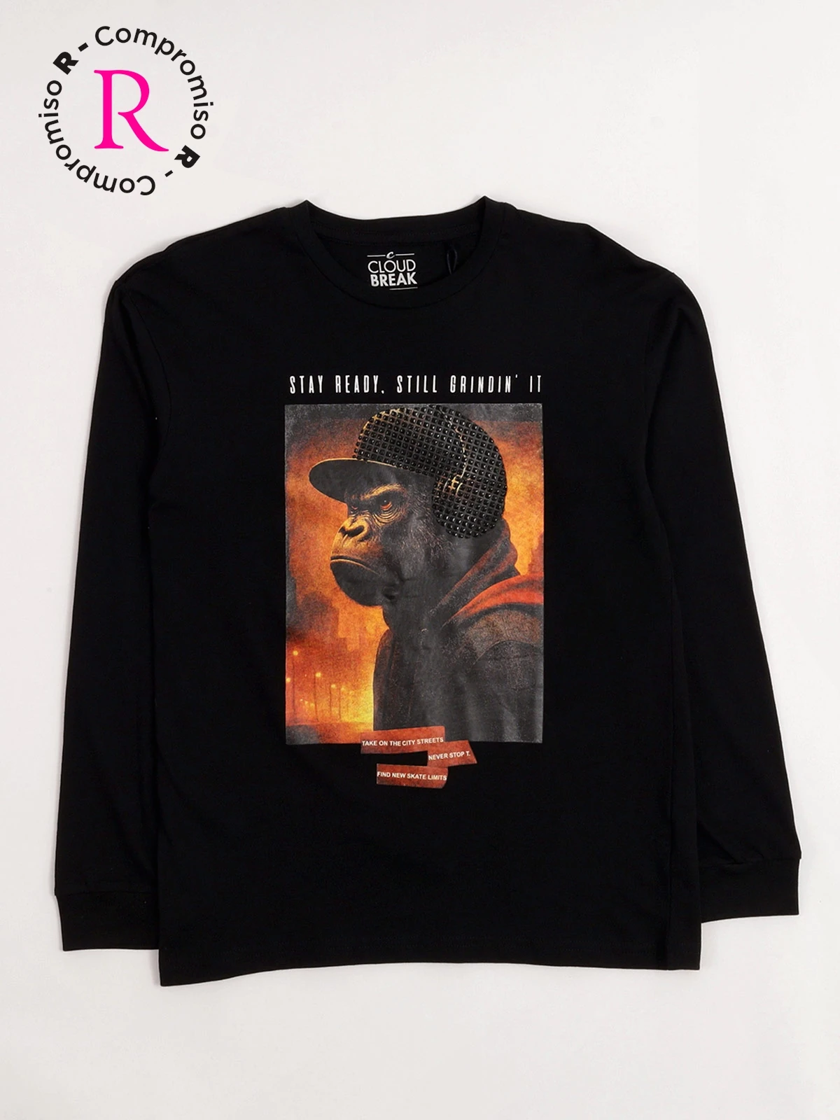 POLERA NIÑO CLOUDBREAK MANGA LARGA - 1