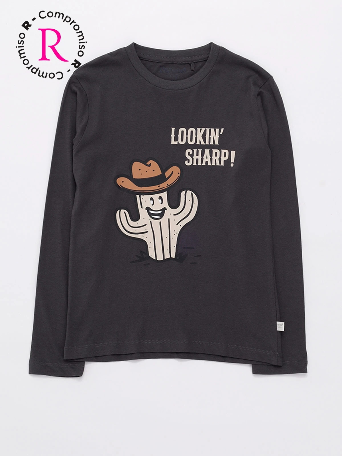 POLERA MANGA LARGA NIÑO HARVEST - 1