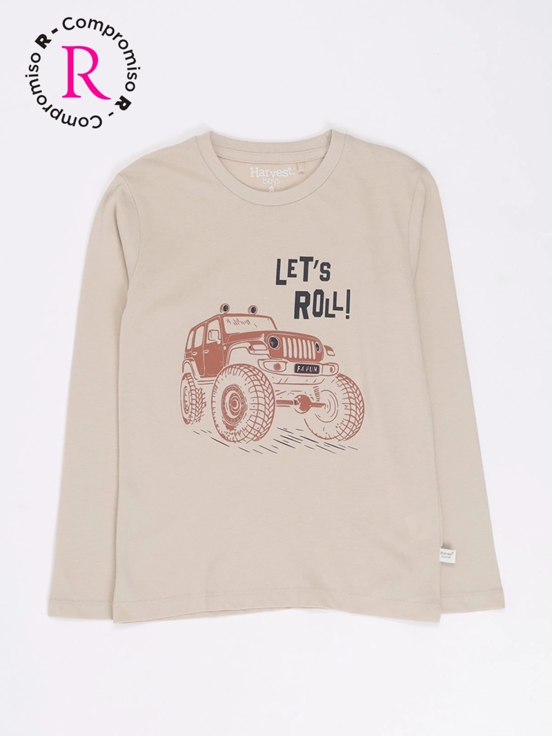 POLERA MANGA LARGA NIÑO HARVEST - 1