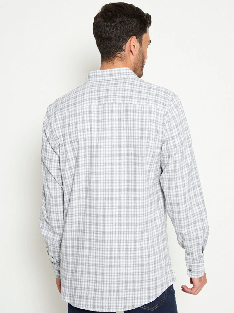 CAMISA HOMBRE KENNETH STEVENS ALGODÓN MANGA LARGA FRANELA - 2