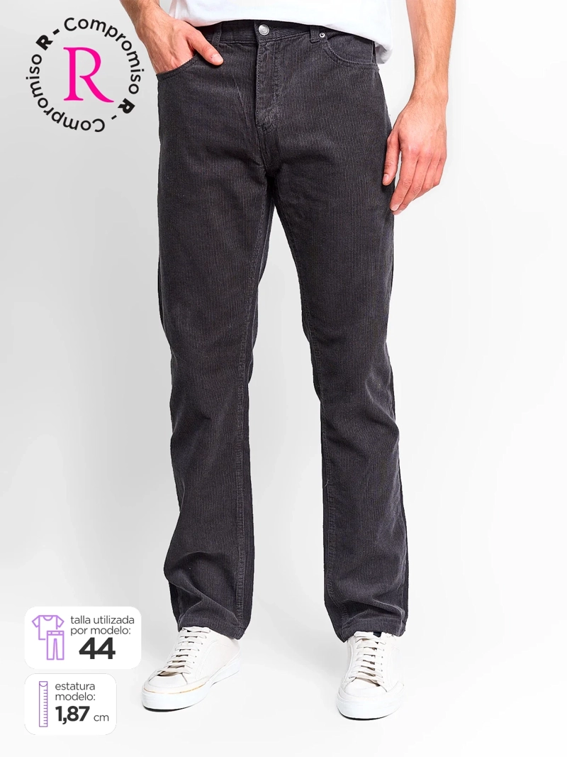 PANTALÓN HOMBRE KENNETH STEVENS ALGODÓN COTELÉ - 1