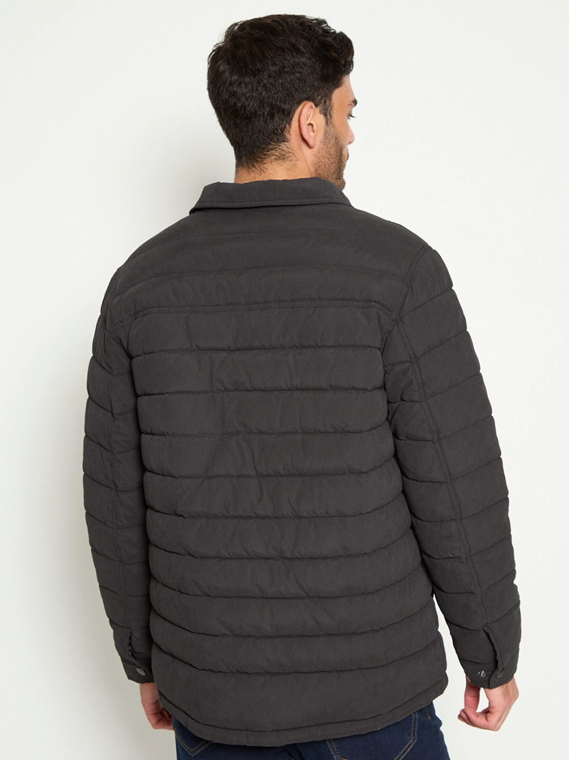 CHAQUETA HOMBRE HALF CUELLO CAMISERO - 2