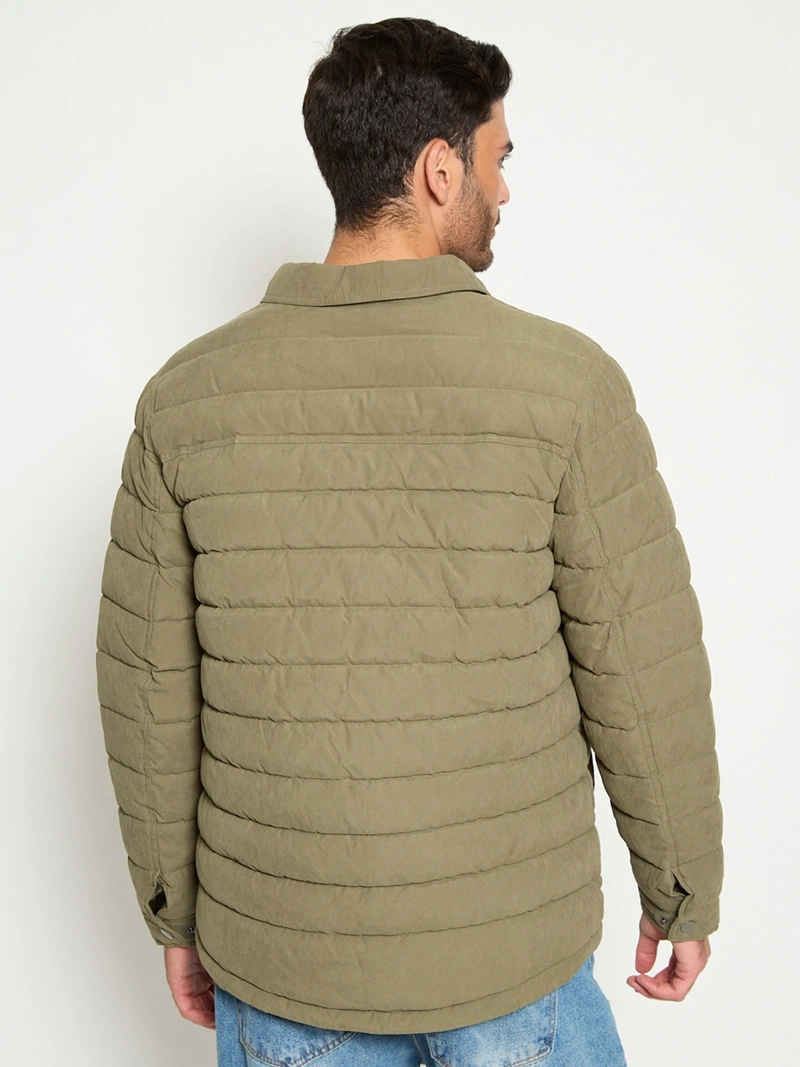CHAQUETA HOMBRE HALF CUELLO CAMISERO - 2