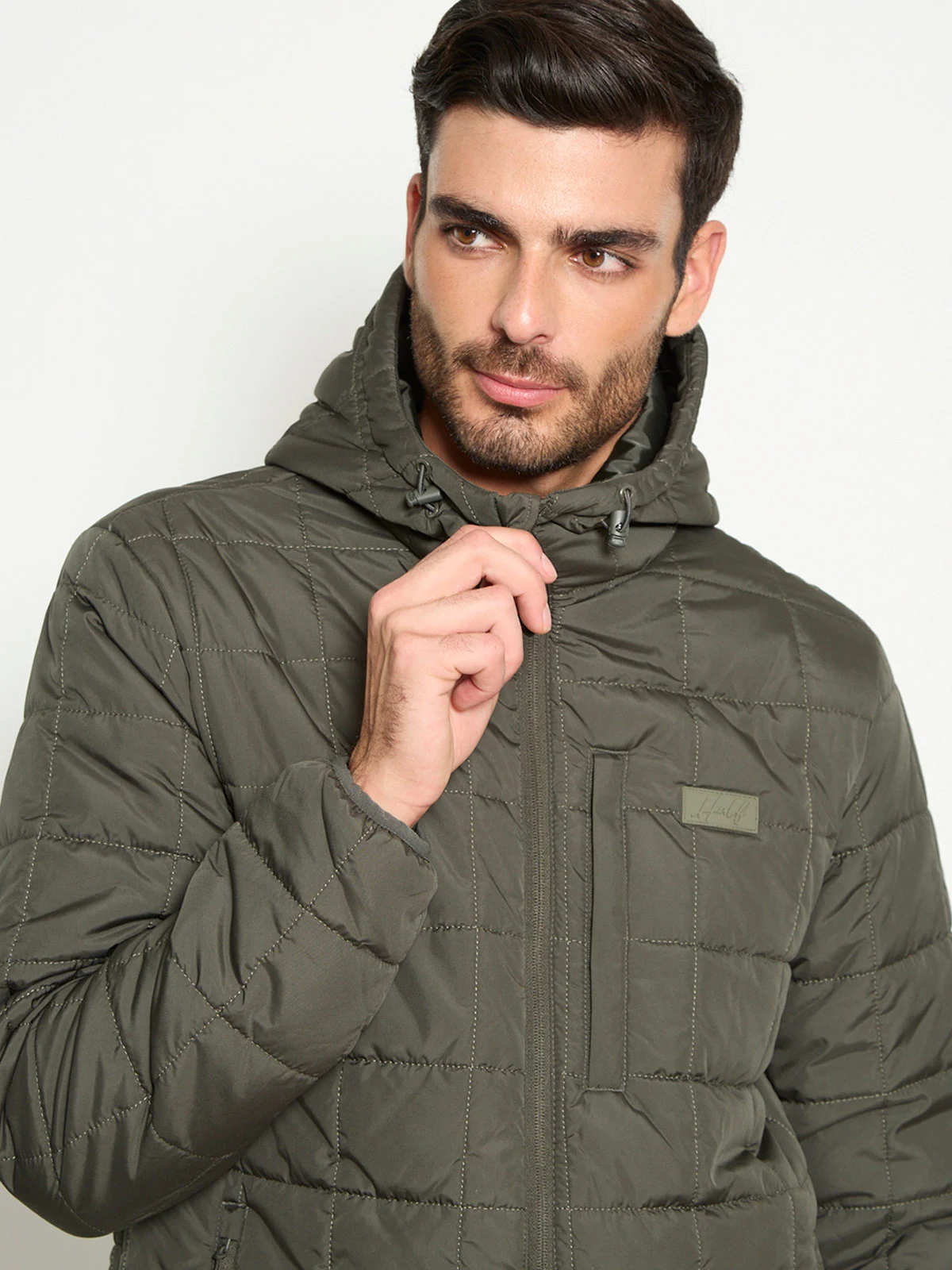 PARKA HOMBRE HALF CUADROS - 3