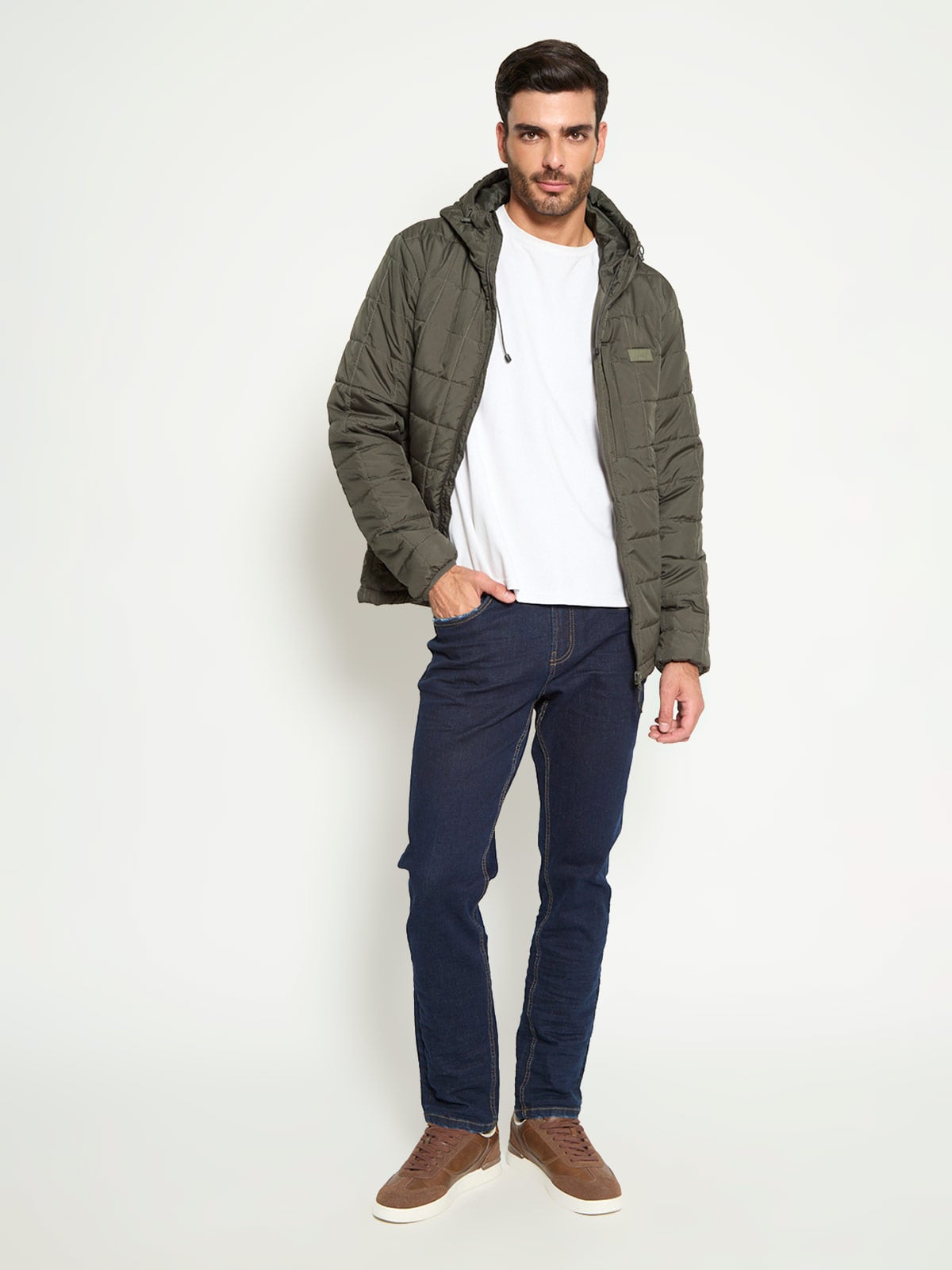 PARKA HOMBRE HALF CUADROS - 4