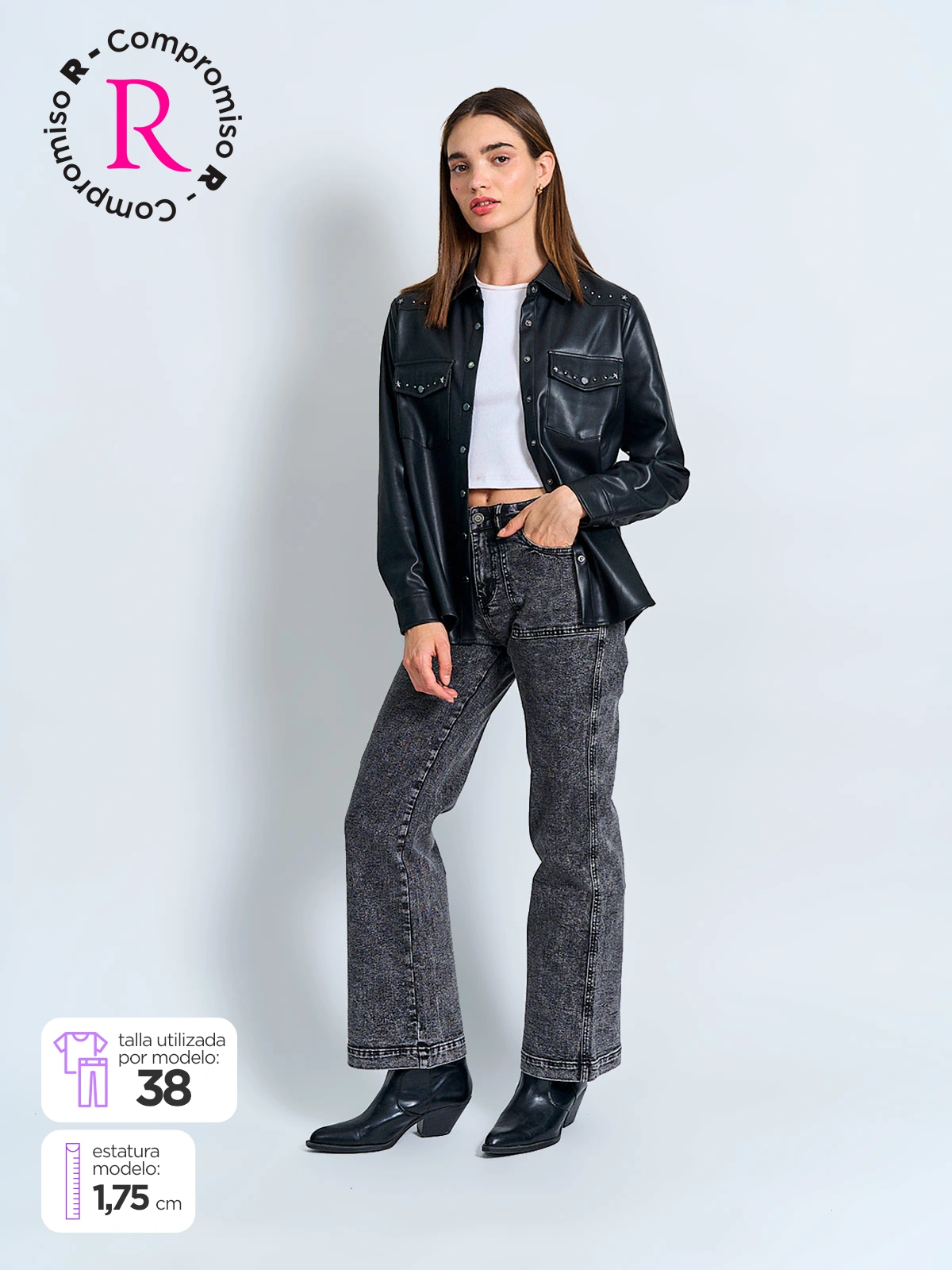 JEANS MUJER BARBADOS ALGODÓN STRAIGHT - 1