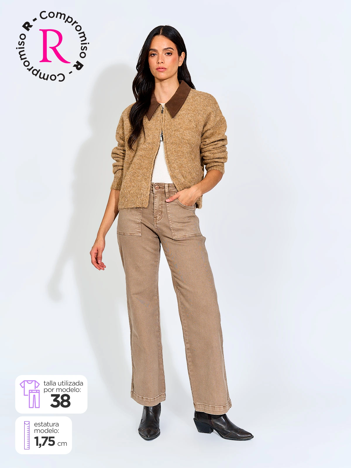 JEANS MUJER BARBADOS ALGODÓN STRAIGHT - 1