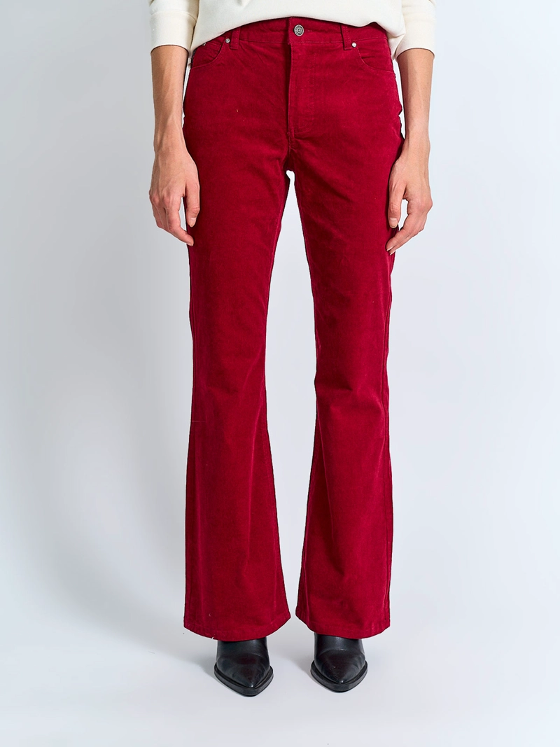 PANTALÓN MUJER PEPE JEANS ALGODÓN COTELÉ - 2