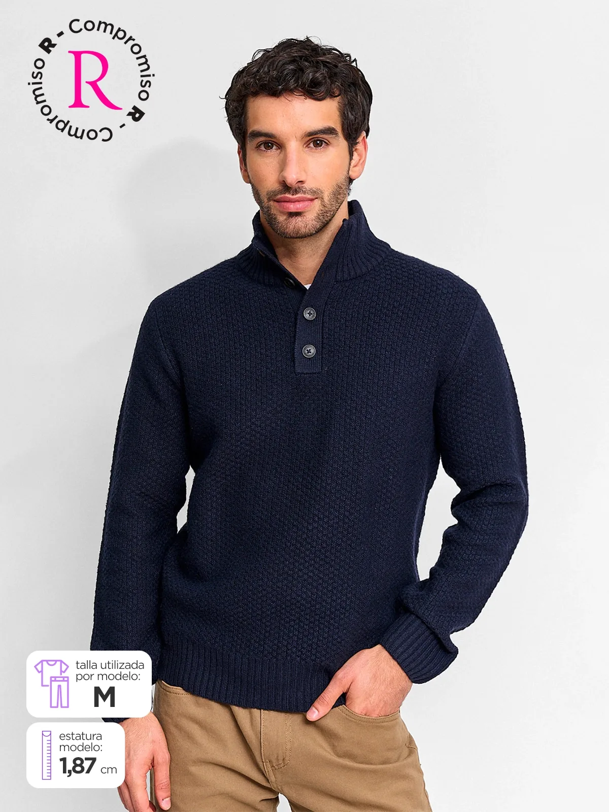 SWEATER HOMBRE REGATTA BOTONES - 1
