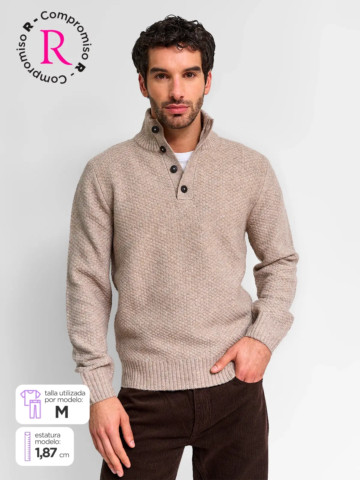 SWEATER HOMBRE REGATTA BOTONES - 1