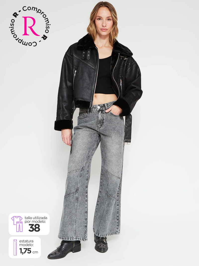 JEANS MUJER BARBADOS ALGODÓN PINZAS - 1