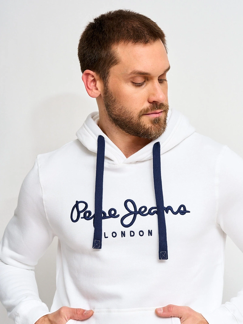 POLERÓN HOMBRE PEPE JEANS ALGODÓN BÁSICO CAPUCHA - 3