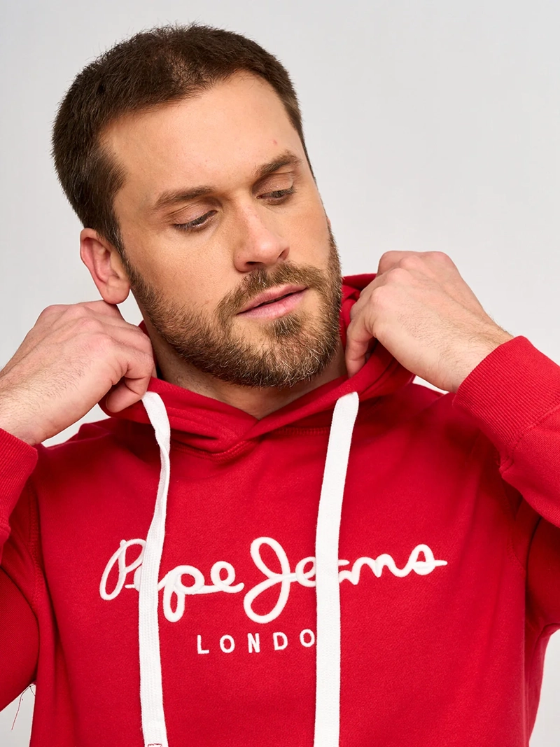 POLERÓN HOMBRE PEPE JEANS ALGODÓN BÁSICO CAPUCHA - 3