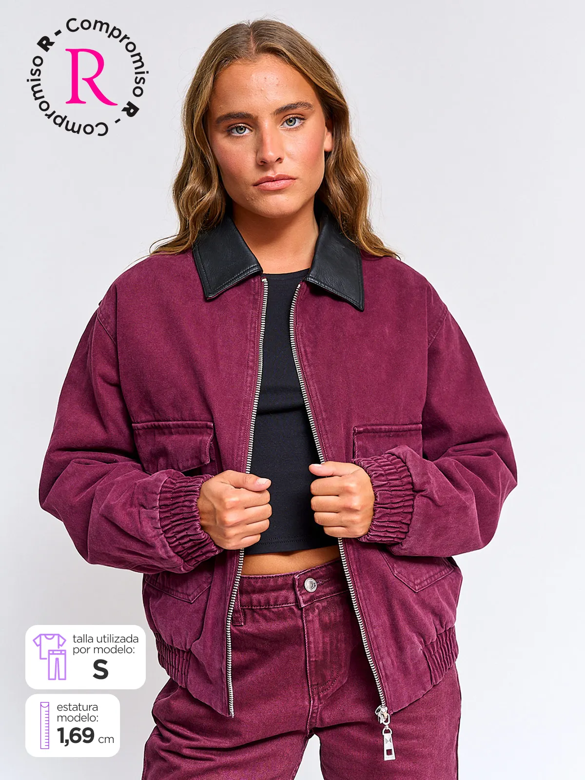 CHAQUETA MUJER BARBADOS ALGODÓN DENIM - 1