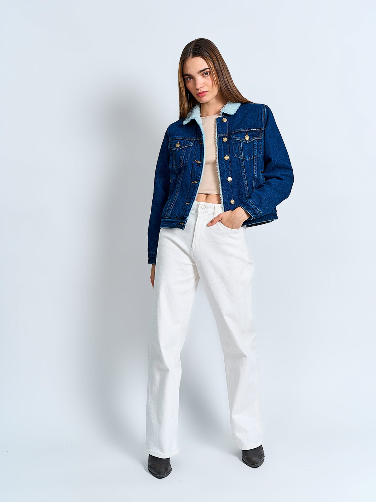 CHAQUETA MUJER PEPE JEANS ALGODÓN CHIPORRO - 4