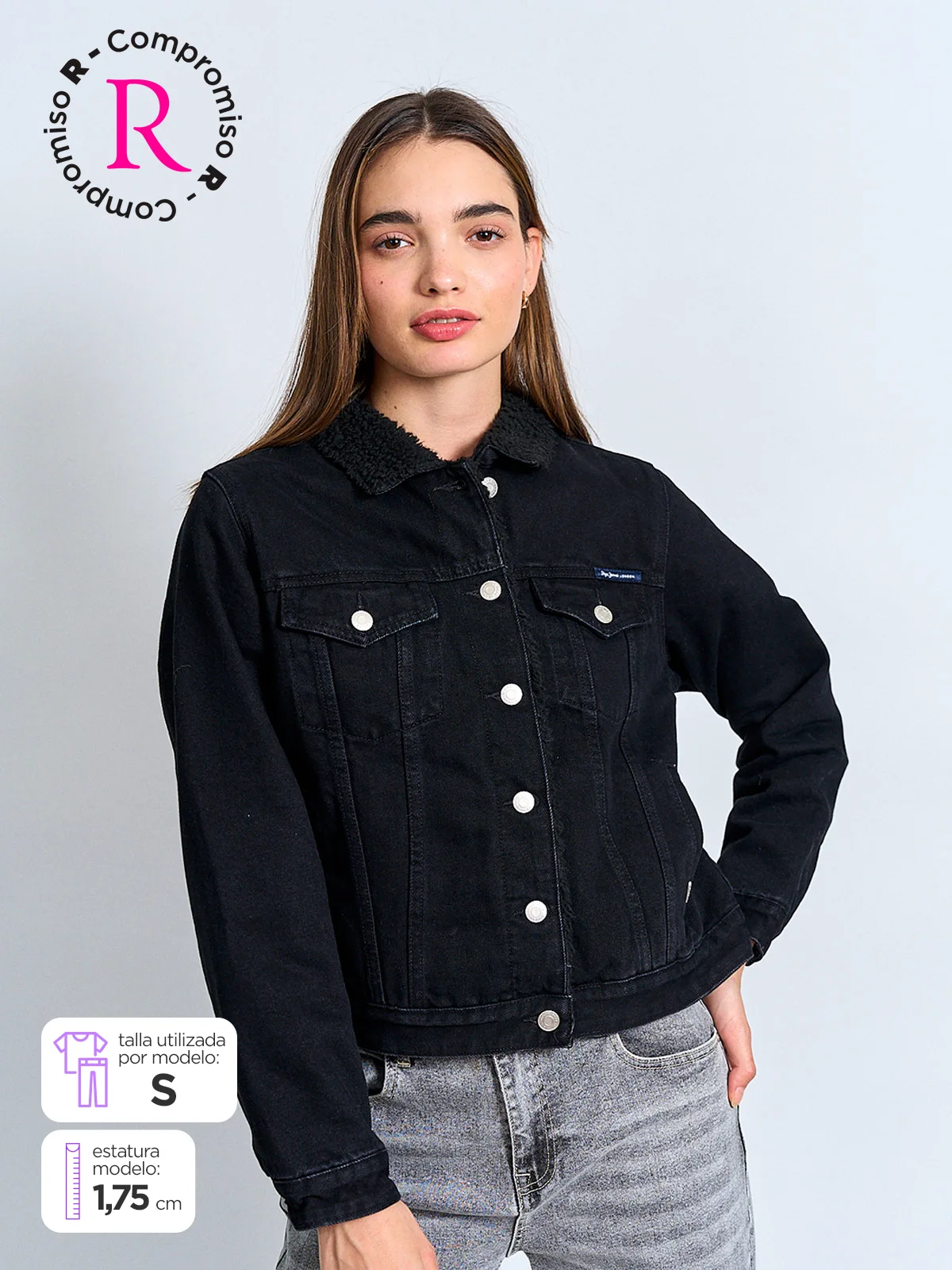 CHAQUETA MUJER PEPE JEANS ALGODÓN CHIPORRO - 1