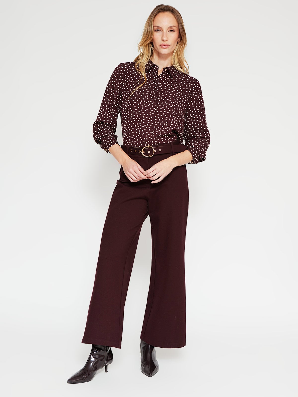 BLUSA MUJER CACHAREL MANGA LARGA - 4