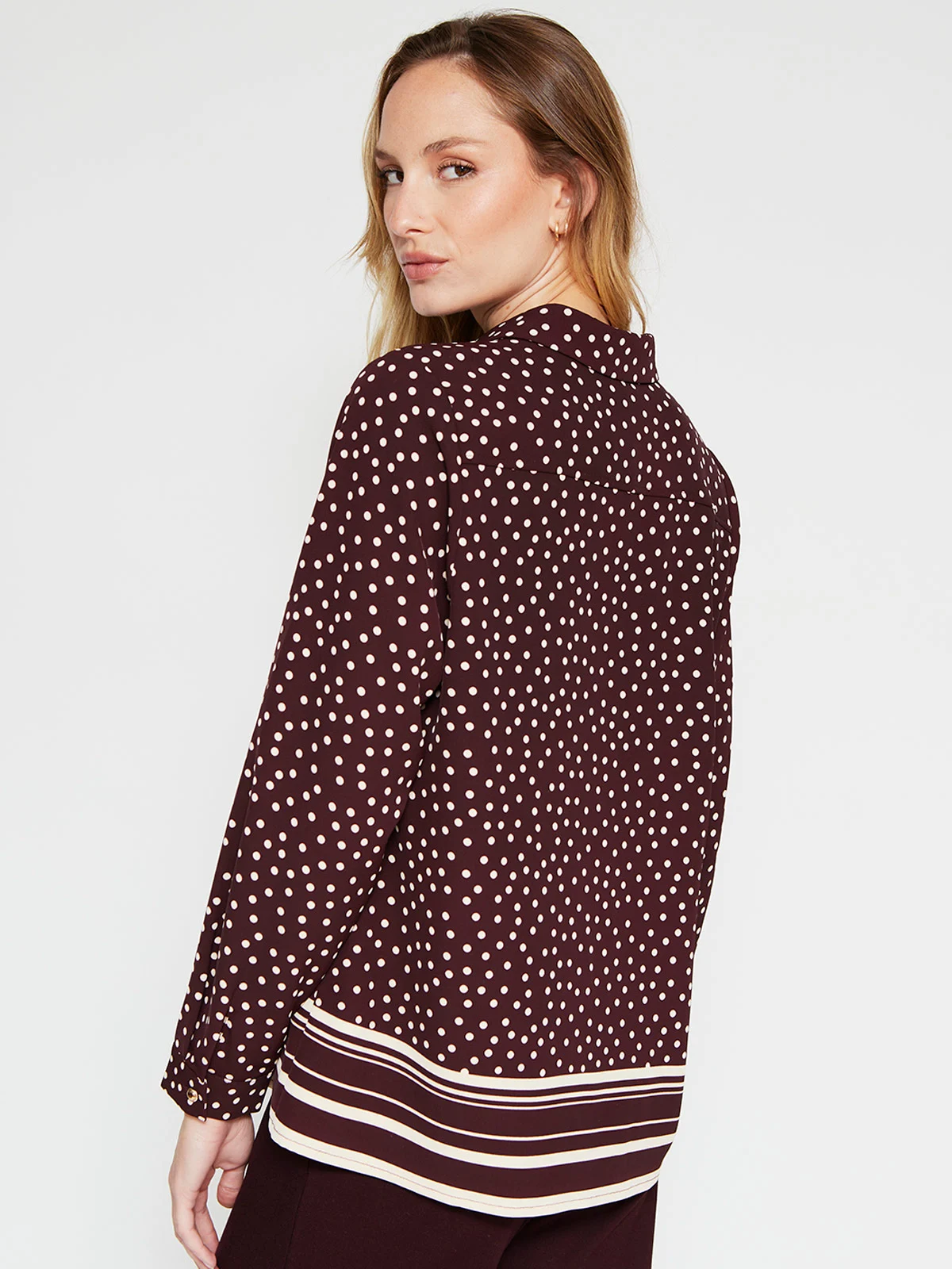 BLUSA MUJER CACHAREL MANGA LARGA - 2