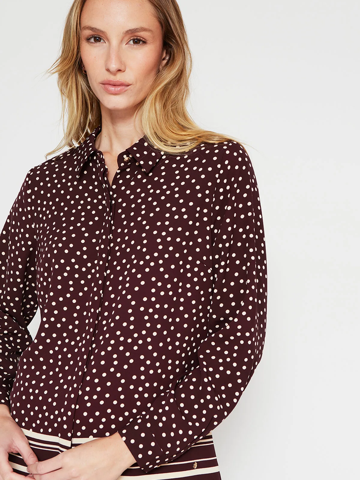 BLUSA MUJER CACHAREL MANGA LARGA - 3