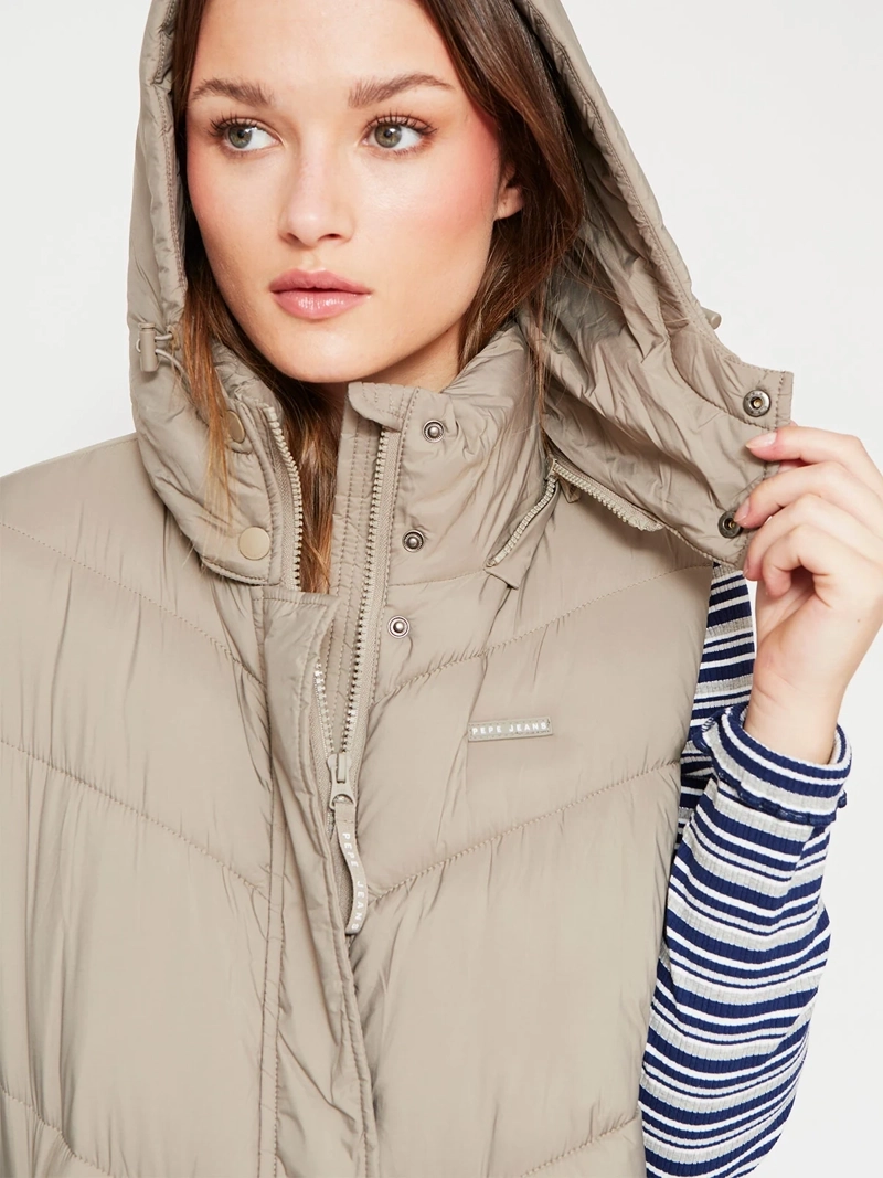 PARKA MUJER PEPE JEANS SIN MANGAS - 3